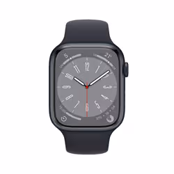 Apple Watch Series 8 OLED 41 mm Noir Wifi GPS - Vue supplémentaire 2